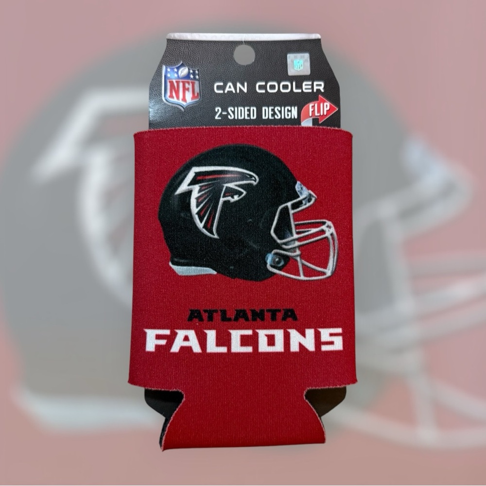 NFL Atlanta Falcons Officially Licensed
 two-sided can cooler